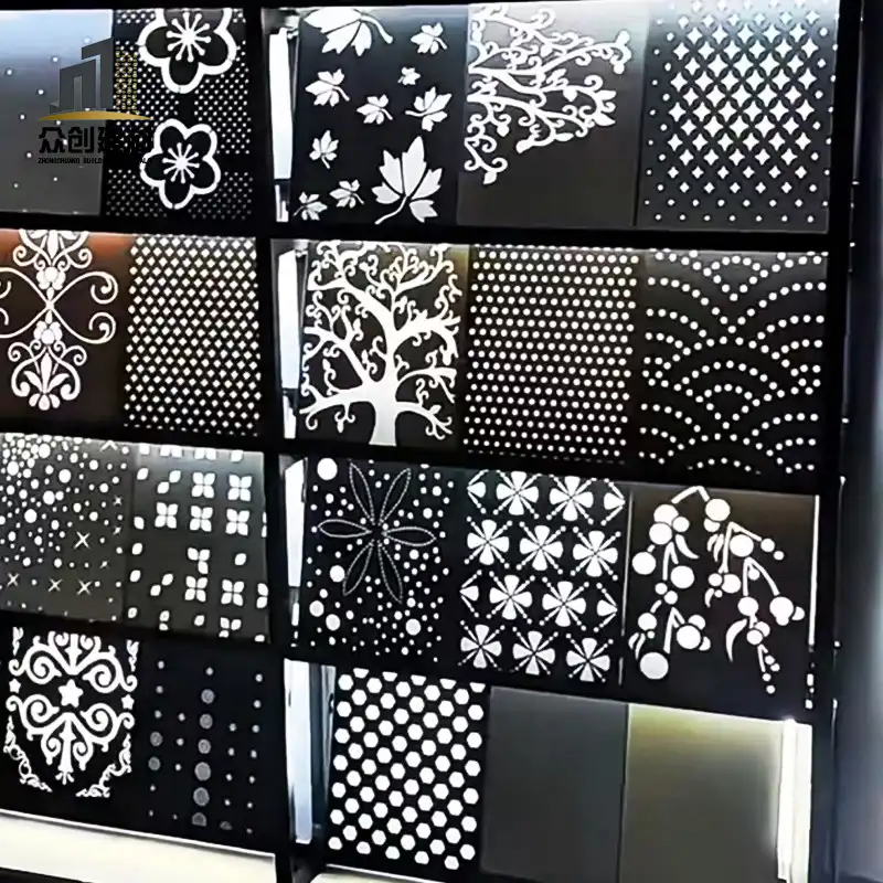 Artistic Perforated Luminous Aluminium Veneer